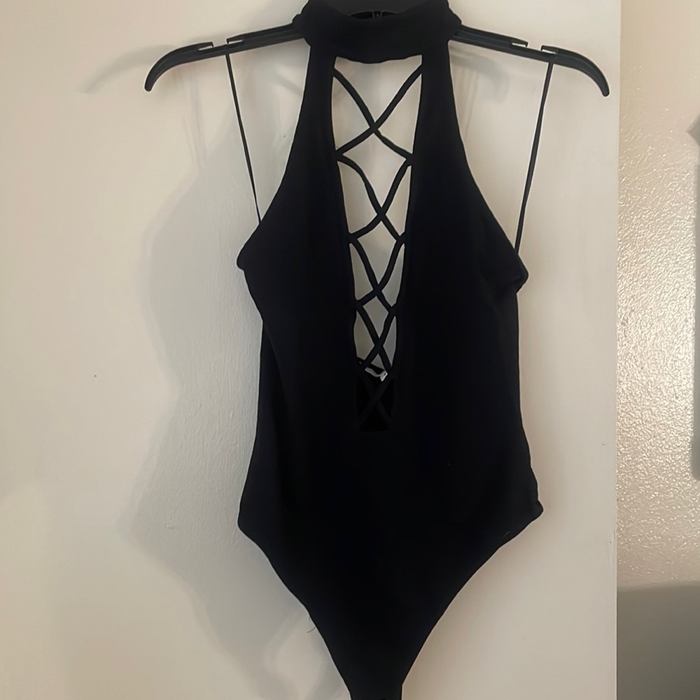 Woman’s Black Body Suit